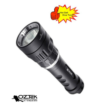 Best price Dive Torch 8 degree Beam 1000lm diving backup light